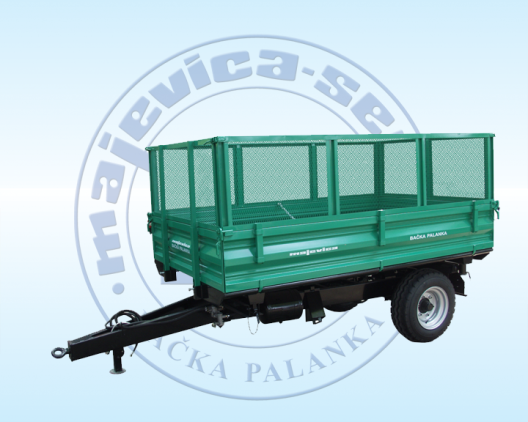 Prikolica 4t duple stranice — komunalna